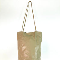 MODERN WEAVING モダン ウィービング SLIM LAMB OVAL BUCKET バッグ ベージュ 瑞穂店