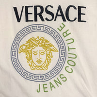 VERSACE JEANS COUTURE ヴェルサーチジーンズクチュール メデューサプリント Tシャツ ホワイト Size M 福生店