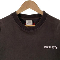 VETEMENTS ヴェトモン INSECURITY プリントTシャツ ブラック Size M 福生店