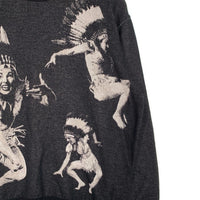 RATS ラッツ 23SS INDIAN JAQUARD LS KNIT インディアン ジャガード ロングスリーブ ニット ブラック Size L 福生店