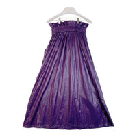 MURRAL ミューラル ドローストリングスカート ロングスカート パープル sizeF 瑞穂店