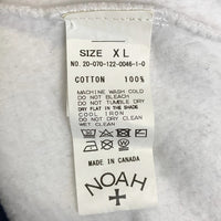 NOAH ノア 2Tone Parka 2トーン プルオーバースウェットパーカー ホワイト ネイビー Size XL 福生店