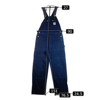 CARHARTT カーハート ダック地 オーバーオール つなぎ ネイビー size34 瑞穂店