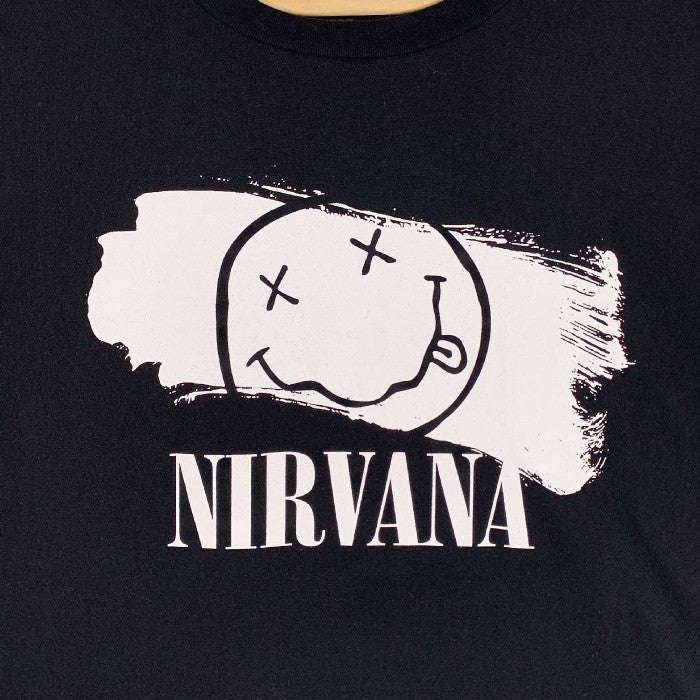 NUMBER(N)INE ナンバーナイン NIRVANA ニルヴァーナ スマイル プリントTシャツ ブラック Size 3 福生店