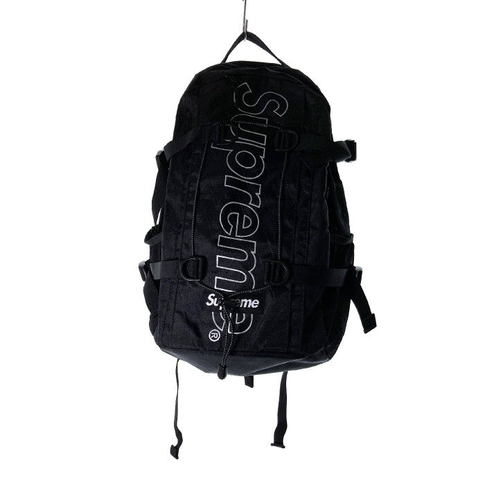 ★SUPREME シュプリーム 18AW Backpack バックパック リュック 24L ブラック