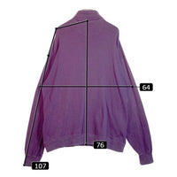 HUF ハフ HUF OR DIE ZIP CREW ハーフジップスウェット パープル sizeL 瑞穂店