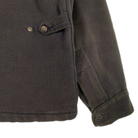 50's DUBBULE WARE ダブルウェア ウィップコードジャケット ブランケット 後付ワッペン 棒TALON チャコール Size M相当 福生店