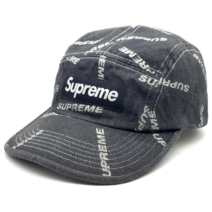 SUPREME シュプリーム  ロゴ キャップ デニム camp cap