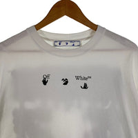 OFF-WHITE オフホワイト 21SS Blue Marker S/S Over Tee ブルーマーカー オーバーサイズ Tシャツ ホワイト OMAA038S21JER001 Size XS 福生店