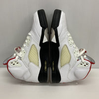 NIKE ナイキ AIR JORDAN5 RETRO Fire Red エアジョーダン5 レトロ ファイア レッド DA1911-102 ホワイト size27.5cm 瑞穂店