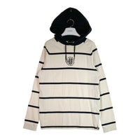 HUF ハフ パーカー ボーダー オフホワイト sizeL 瑞穂店