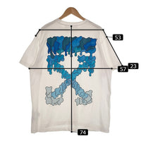 OFF-WHITE オフホワイト 21SS Blue Marker S/S Over Tee ブルーマーカー オーバーサイズ Tシャツ ホワイト OMAA038S21JER001 Size XS 福生店