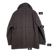 Schott ショット U.S.740N PEA JACKET メルトン ウール ピーコート グレー Size 40 福生店