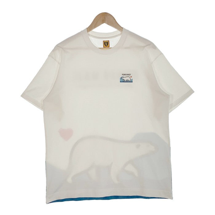 HUMAN MADE ヒューマンメイド GRAPHIC T-SHIRT グラフィックTシャツ ホワイト HM25CS034 Size L 福生店