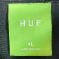 HUF ハフ FOREVER BASEBALL JERSEY フォーエバー ジャージーベースボールシャツ ブラック sizeXL 瑞穂店