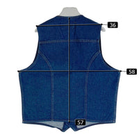 WRANGLER ラングラー 74130PW カーボーイカット・デニムベスト Cowboy Cut Denim Vest インディゴ sizeL 瑞穂店
