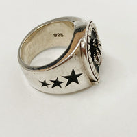 JUSTIN DAVIS ジャスティンデイビス LUCK STAR CROWN リング シルバー size15号 瑞穂店