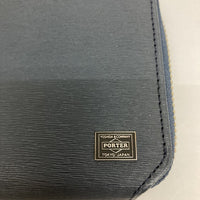 PORTER ポーター カレント 小銭入れ付き長財布 L字ファスナー 052-02210 ネイビー 瑞穂店