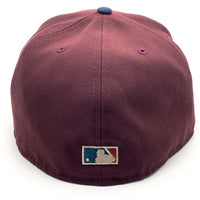 New Era ニューエラ LA Dodgers ドジャース 59FIFTY 40周年記念ワッペン 小豆色 Size 7 5/8(60.6cm) 福生店