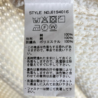 AVIREX アヴィレックス ジップアップワッペンコットンニットカーディガン/ZIP UP COTTON KNITS 6194016 ホワイト sizeM 瑞穂店