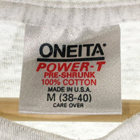 US古着 90's 90 NINETY ナインティー 両面プリント Tシャツ スケート ONEITA Size M 福生店