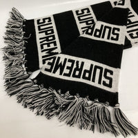 Supreme シュプリーム 16AW Bar Stripe Scarf バーストライプ マフラー ブラック 瑞穂店
