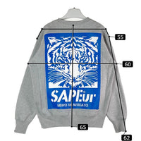 SAPEur サプール UofS TIGER SWEAT タイガー スウェット グレー sizeM 瑞穂店