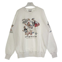 CAPTAIN SANTA キャプテンサンタ スウェット Give use a RIDE ホワイト sizeXL 瑞穂店