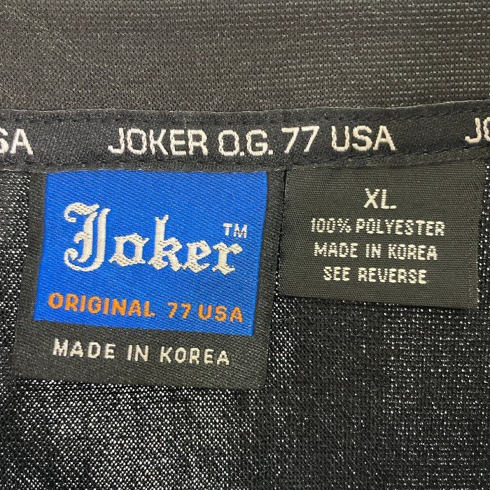 JOKER BRAND ジョーカーブランド ベースボールシャツ ブラック sizeXL