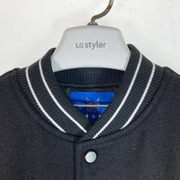 MAISON EMERALD メゾンエメラルド BASEBALL JACKET スマイリー スタジャン ブラック sizeL 瑞穂店