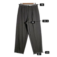 Y's for men ワイズフォーメン ウール ヘリンボーン スーツ 3Bジャケット 2タックスラックス グレー ML-X02-106 Size S 福生店
