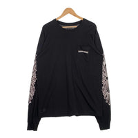 Chrome Hearts クロムハーツ Dagger Eye Chart L/S Tee ダガーアイチャート ロングスリーブ Tシャツ プリント ポケット ブラック Size XL 福生店