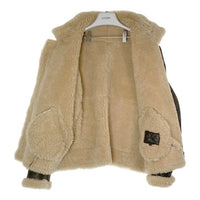 AMERICAN MILITARY WEAR アメリカンミリタリーウェア THE SOURCE社製 B-3 87-610-93 2541-A レザー ボアムートン フライトジャケット ブラウン sizeL 瑞穂店