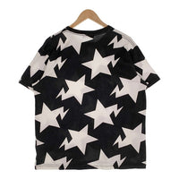A BATHING APE アベイシングエイプ STA柄 プリントTシャツ ブラック ホワイト Size M 福生店