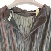 RANDEBOO ランデブー ワンピース 半袖 プリーツ ライン ブラック sizeF 瑞穂店