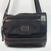 TUMI トゥミ ALPHA BRABO CLOSS BODY 222371HK2 ショルダーバッグ ブラック×ブラウン 瑞穂店