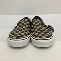 VANS バンズ SLIP-ON スリッポン レザー 編み込み チェッカー Black Coffee/Dune Woven Checkerboard VN-0IL51JV ブラウン size27.5cm 瑞穂店