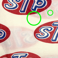 US古着 80's STP 総柄 プリントTシャツ トリム USA製 ホワイト Size M 福生店