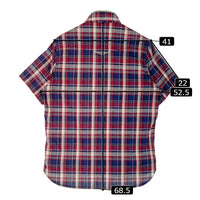 WTAPS ダブルタップス 141LTDT-SHM04 14SS UNION ユニオン チェック柄 半袖シャツ レッド sizeS 瑞穂店