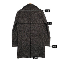 SAINT LAURENT PARIS サンローランパリ 18AW ジャガード ダブルブレステッド チェスターコート Size 44 福生店
