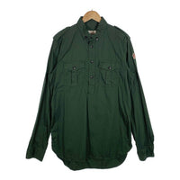 MONCLER モンクレール BUTTON DOWN SHIRT ボタンダウンシャツ プルオーバー オリーブ 並行品 Size L 福生店