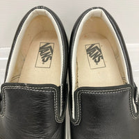 VANS バンズ slip-on スリッポン オールレザー ブラック size27.5cm 瑞穂店