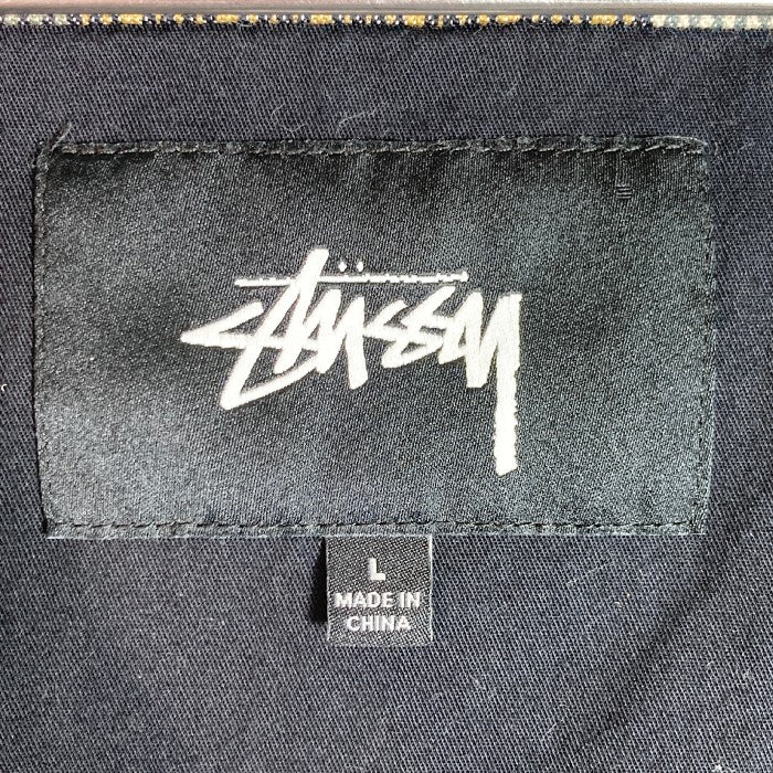 STUSSY ステューシー Stripe Cargo Vest ストライプカーゴベスト マルチカラー sizeL 瑞穂店