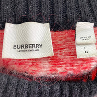 BURBERRY バーバリー ストーン セーター レッド sizeL 瑞穂店