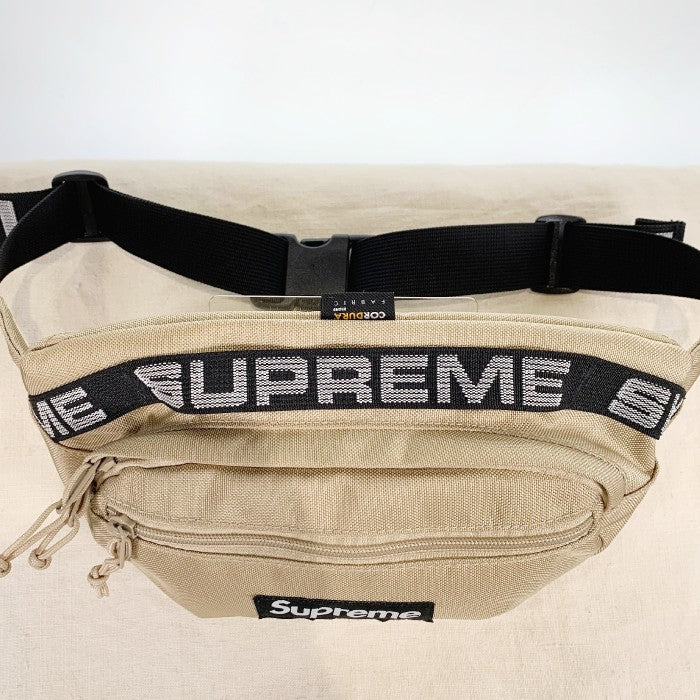 Supreme 18ss Waist bag Tan