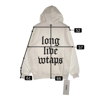 WTAPS ダブルタップス 21AW LLW プルオーバースウェットパーカー ホワイト 212ATDT-HP01S Size M (02) 福生店