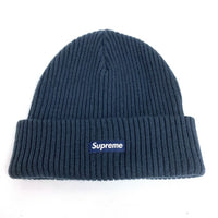 Supreme シュプリーム ビーニー 20AW ワイドリブ ニット帽 ロゴ Wide Rib Beanie ネイビー NAVY sizeFREE 瑞穂店