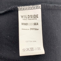 WIND AND SEA ウィンダンシー 22SS WILD SIDE ワイルドサイド ロングスリーブTシャツ ブラック ヨウジヤマモト Size 4 福生店