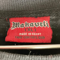 MAKAVELI BRANDED マキャヴェリブランド hiphop 2PAC プリント Tシャツ ブラック sizeXL 瑞穂店
