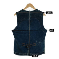 DALEE'S ダリーズ デニムベスト シンチバック インディゴ Size 15 福生店